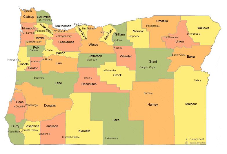 Oregon Zip Code Map South Carolina Map